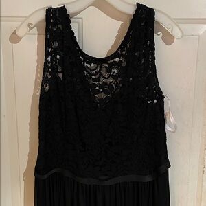 David's Bridal Black Lace Wedding Dress